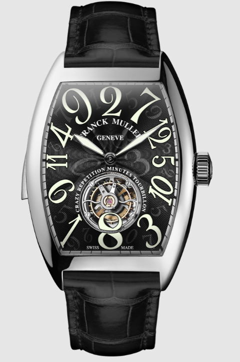 Review Franck Muller Cintree Curvex Crazy Hours Repetition Minutes Tourbillon Replica Watch 7886 RM T CH Black